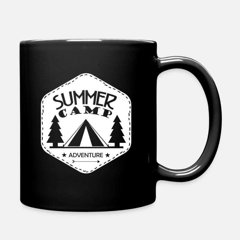 Summer camp - Full Colour Mug - black