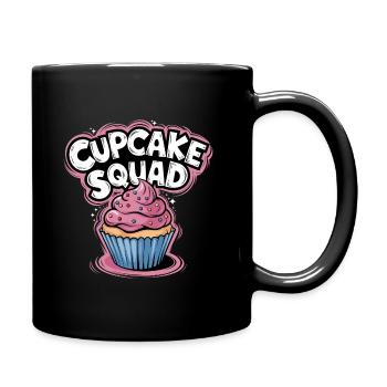 Cupcake Squad Cake Cupcake Muffin - Tasse einfarbig - Schwarz - Rechts