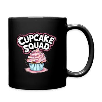 Cupcake Squad Cake Cupcake Muffin - Tasse einfarbig - Schwarz - Rechts