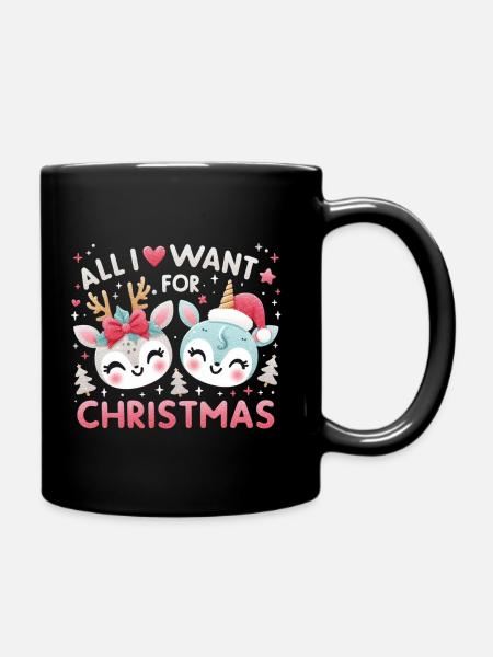 ALL I WANT FOR CHRISTMAS IS YOU - XMAS - Tasse einfarbig - Schwarz