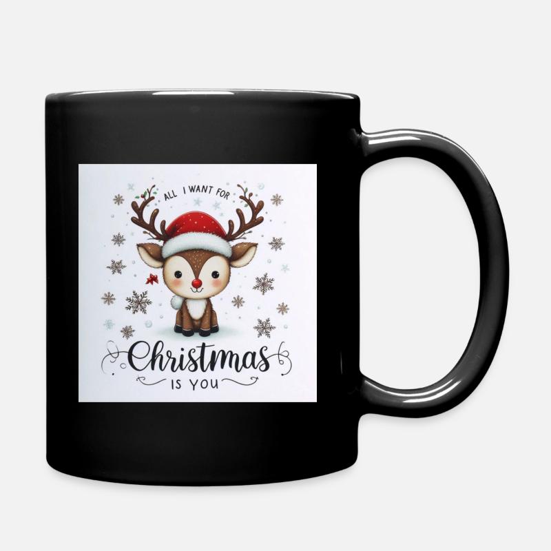 ALL I WANT FOR CHRISTMAS IS YOU - XMAS - Tasse einfarbig - Schwarz