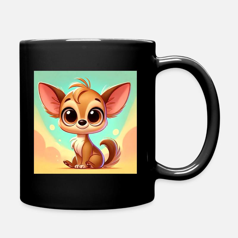 Chihuahua - Tasse einfarbig - Schwarz