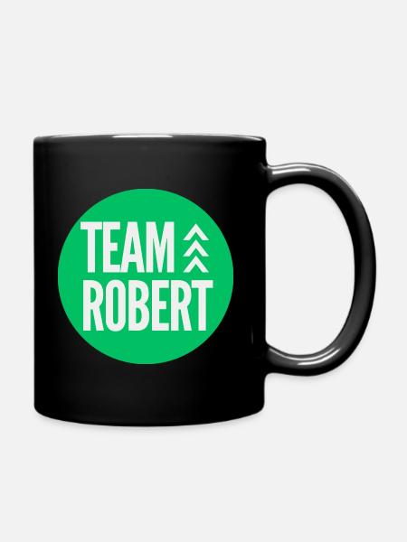 Team Robert Grüne die Grünen - Tasse einfarbig - Schwarz