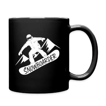 Snowboarders Snowboard Snowboard Sports d’hiver - Mug uni - noir - Droite
