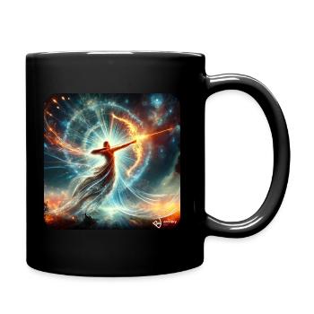 Archery Art No. 3 - Full Colour Mug - black - Right