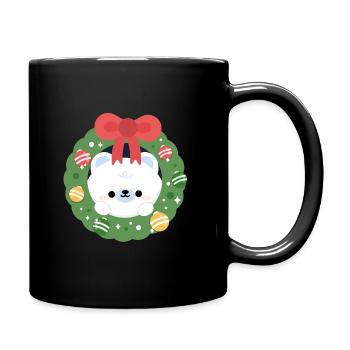 Noël de l’ours polaire - Mug uni - noir - Droite