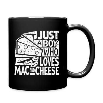 Pure love of cheese - Full Colour Mug - black - Right