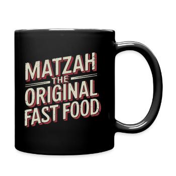 Tradition meets modern humour - Full Colour Mug - black - Right