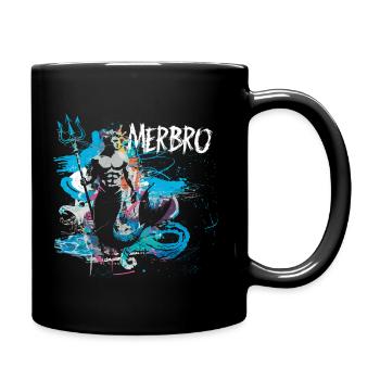 Magische Unterwasserwelt entdecken - Tasse einfarbig - Schwarz - Rechts