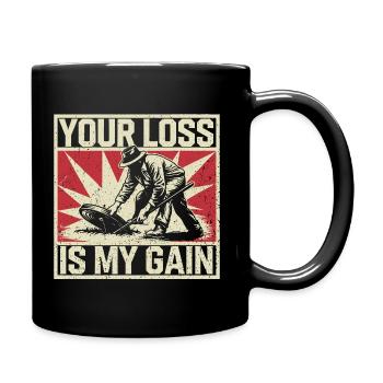 Chasse au trésor pour les vrais aventuriers - Mug uni - noir - Droite