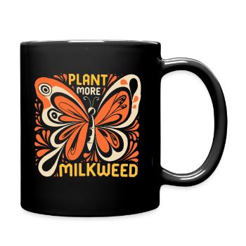 Protégez les papillons monarques - Mug uni - noir - Droite