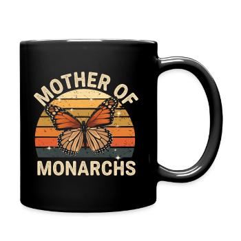 Papillon monarque Passion - Mug uni - noir - Droite