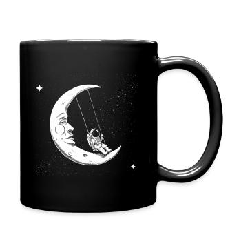 Balançoires lunaires d’astronaute - Mug uni - noir - Droite