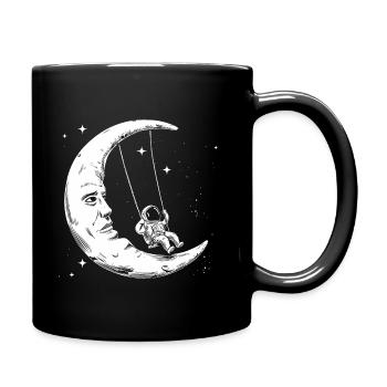 Balançoires lunaires d’astronaute - Mug uni - noir - Droite