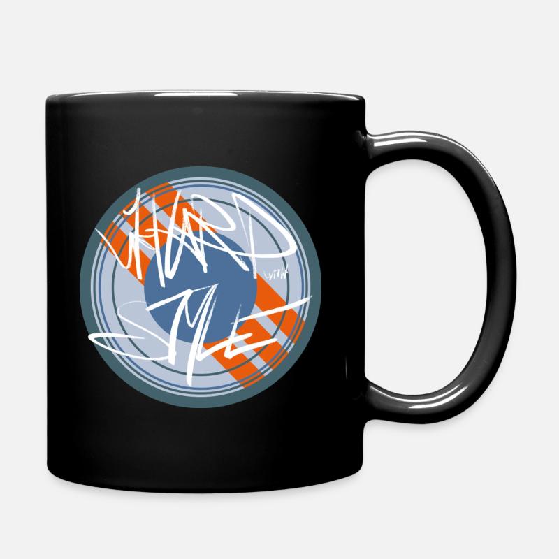 HARD with STYLE - Full Colour Mug - black