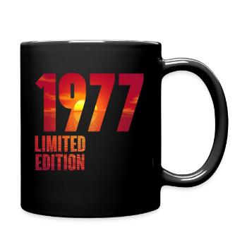 1977 - Tasse einfarbig - Schwarz - Rechts