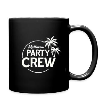 Mallorca Party Crew Sommer, Sonne & Partyfeeling - Tasse einfarbig - Schwarz - Rechts