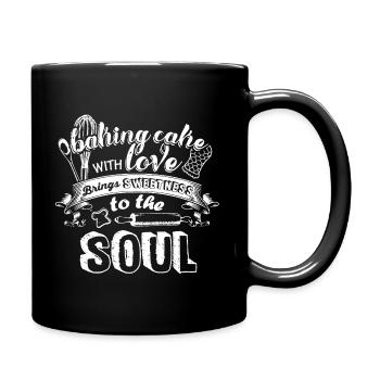Baking With Love - Full Colour Mug - black - Right