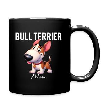 Bullterrier Mama - Tasse einfarbig - Schwarz - Rechts