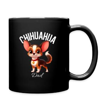 chihuahua dad - Mug uni - noir - Droite