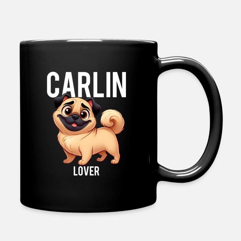 Pug Lover - Full Colour Mug - black