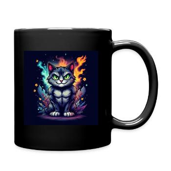 GymCat - Mug uni - noir - Droite