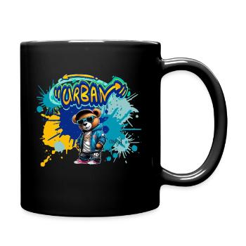 Nounours Urban - Mug uni - noir - Droite