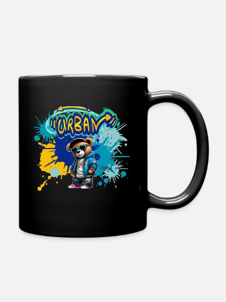 Nounours Urban - Mug uni - noir
