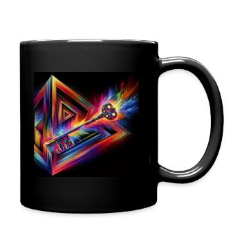 Keys, power in secret - Full Colour Mug - black - Right