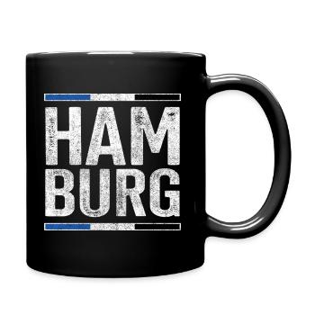 Hamburg Aufstieg 2025 Hamburg Hamburger Moin - Tasse einfarbig - Schwarz - Rechts