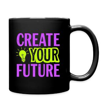 Créez votre future ampoule - Mug uni - noir - Droite
