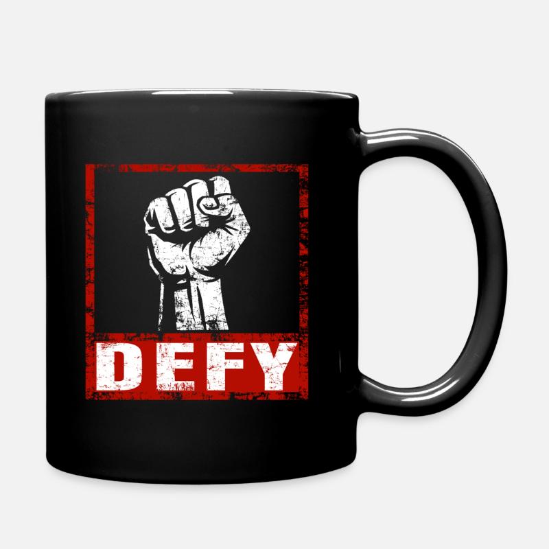 DEFY – la puissance dans un look vintage - Mug uni - noir
