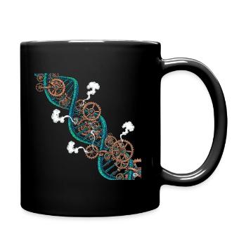 Mechanical DNA - Full Colour Mug - black - Right