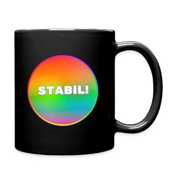 STABIL! - Tasse einfarbig - Schwarz - Rechts