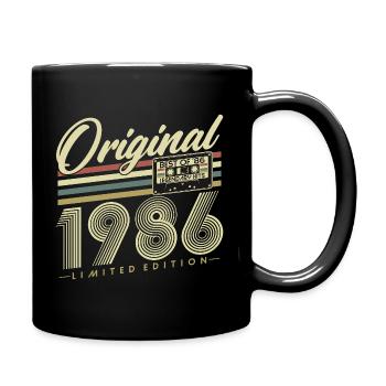 1986 Vintage Vintage Rétro Cadeau d’anniversaire - Mug uni - noir - Droite