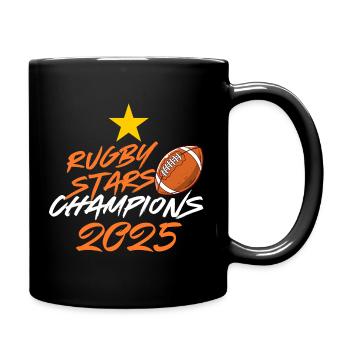 Rugby Stars – Champions 2025 - Full Colour Mug - black - Right