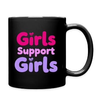 Filles Soutien Filles Déclaration Amitié - Mug uni - noir - Droite