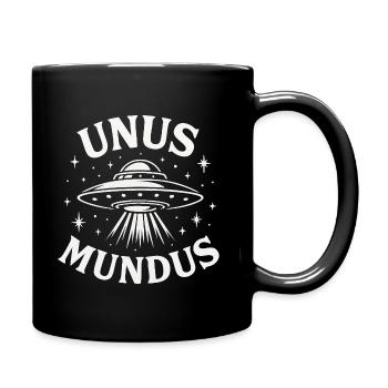 Unus Mundus - Tasse einfarbig - Schwarz - Rechts