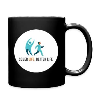 Une vie sobre. Une vie meilleure - Mug uni - noir - Droite