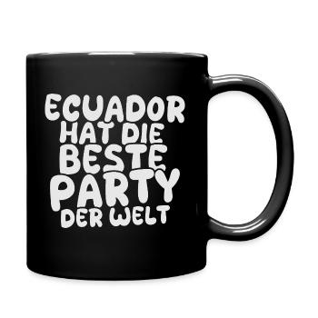 Holiday destination Ecuador - Full Colour Mug - black - Right