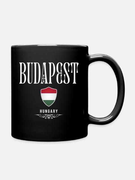 Ich liebe Budapest, Budapest Ungarn - Tasse einfarbig - Schwarz