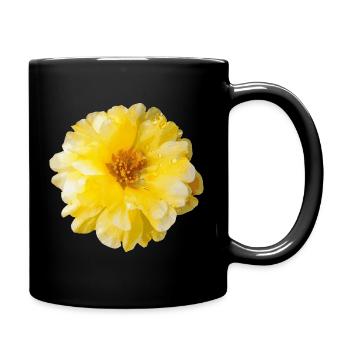 Portulaca - Tasse einfarbig - Schwarz - Rechts