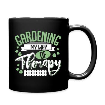Garden allotment gardens - Full Colour Mug - black - Right