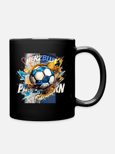 Paderborn lives football - perfect for every fan - Full Colour Mug - black
