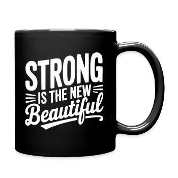 Strong is the New Beautiful - Full Colour Mug - black - Right