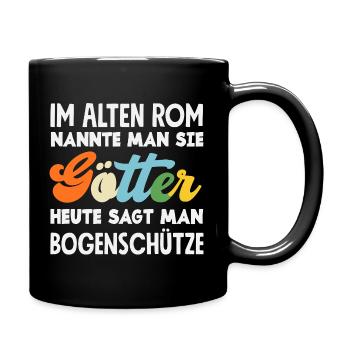 I go archery - Full Colour Mug - black - Right