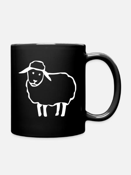mouton - Mug uni - noir