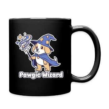Pawagic Wizard Chien Magique - Mug uni - noir - Droite
