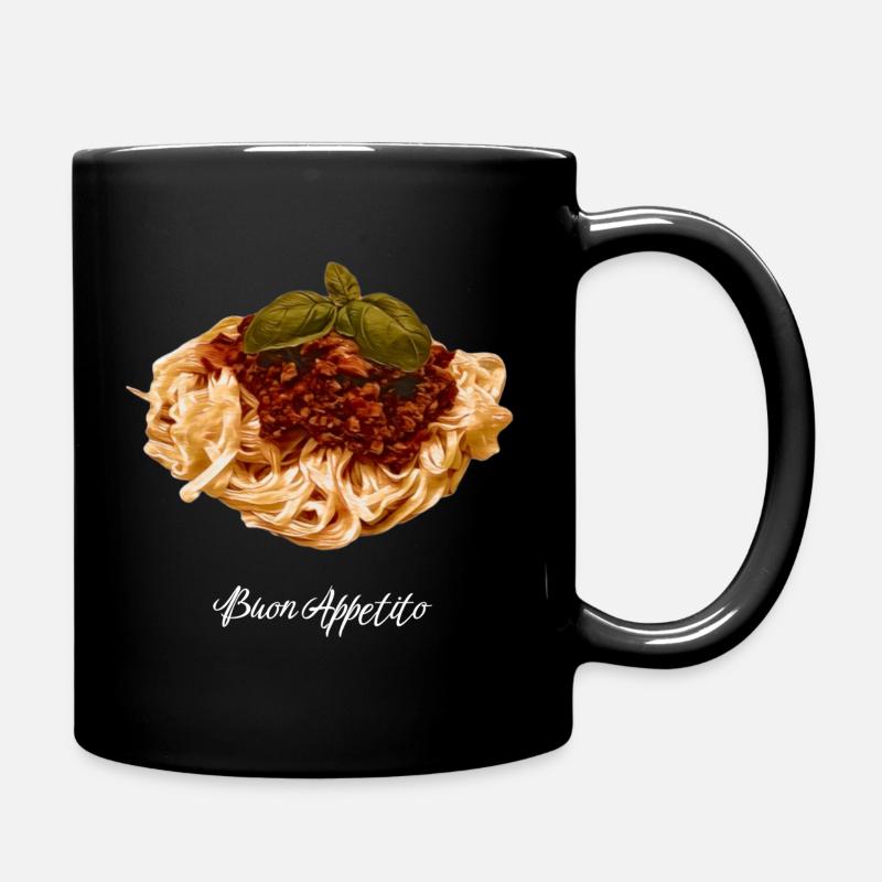 spaghettis - Mug uni - noir