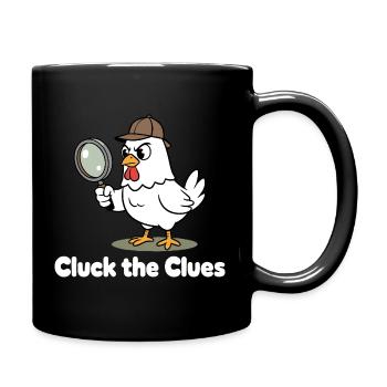 Gloussez le détective - Mug uni - noir - Droite